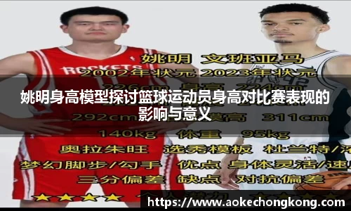 姚明身高模型探讨篮球运动员身高对比赛表现的影响与意义