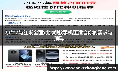 小牛2与红米全面对比哪款手机更适合你的需求与预算